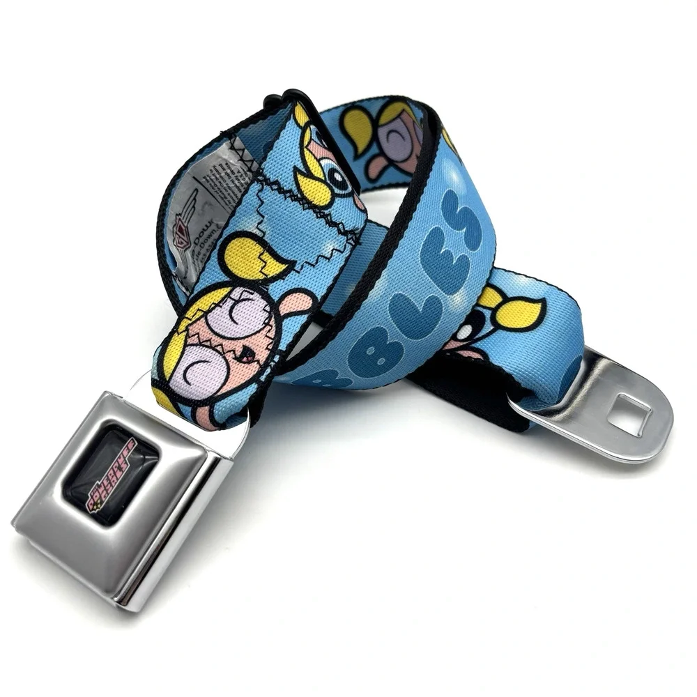Rare Deadstock 2015 Buckle-Down BUBBLES Powerpuff Girls Seatbelt Belt 28-46